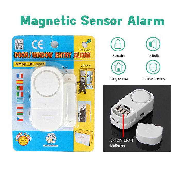 Magnetic Sensor Alarm Personal Security Window And Door Alarm Burglar Alarm